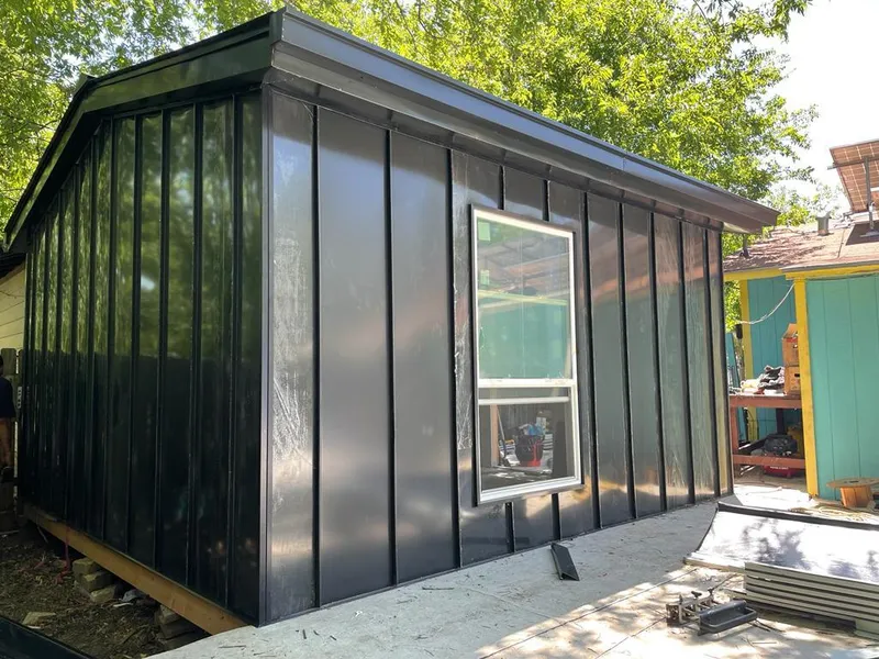 Black standing seam metal wall panels for Roof Inspection in Miami Lakes